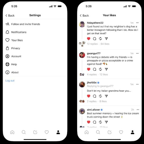 Threads update