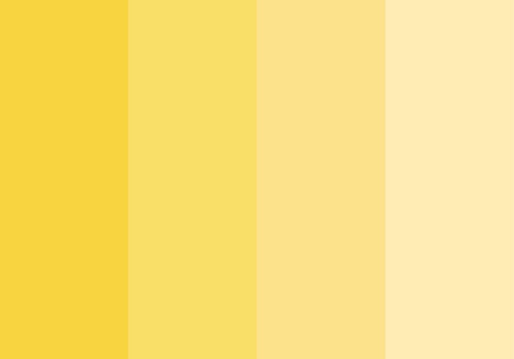 Color Palette Inspiration: Sunny Yellow color palette