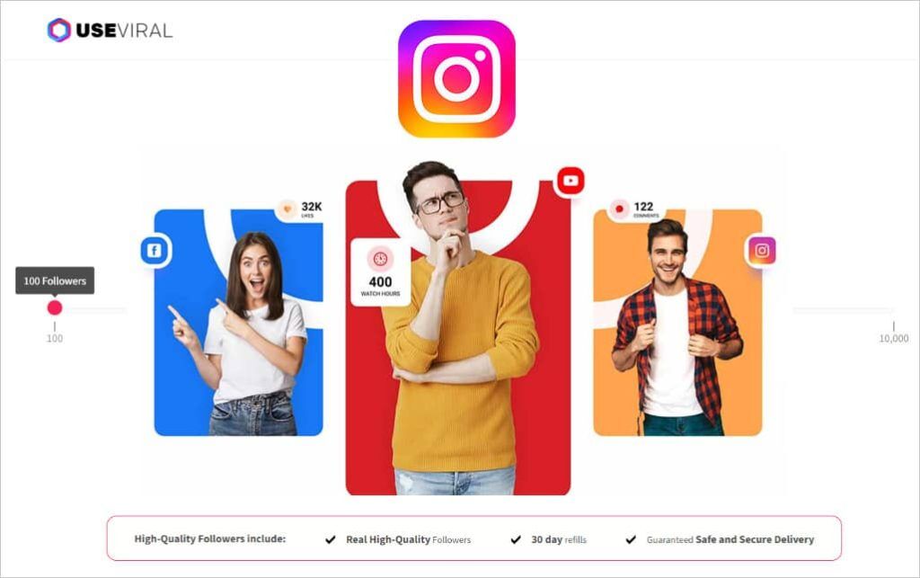 Buy Instagram Followers from UseViral.com