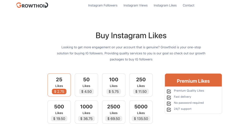 Buy Instagram Likes From Growthoid